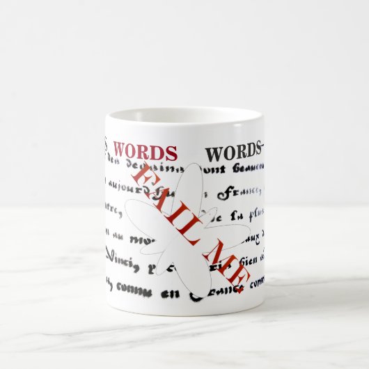 Woorden ontbreken mij koffiemok (Center)