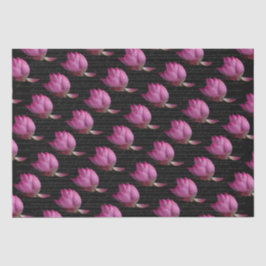 Woorden op Roze Lelies Tissuepapier