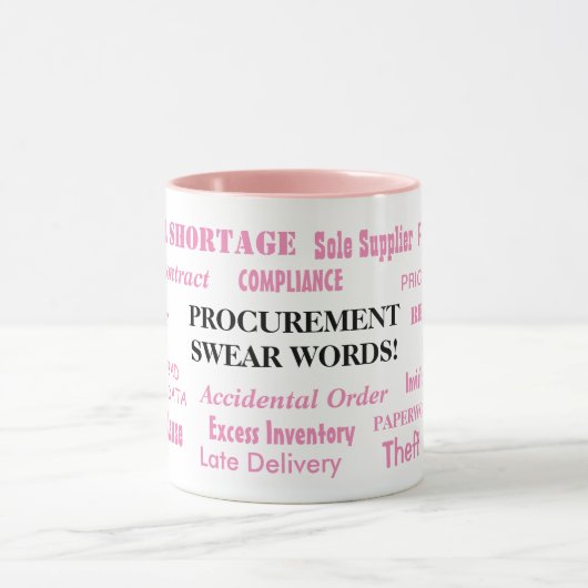 Woorden over aanbestedingen voor Voman Procurement Mok (Midden)