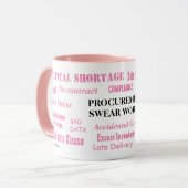 Woorden over aanbestedingen voor Voman Procurement Mok (Voorkant links)