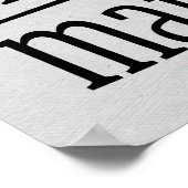 Woorden over materie in Wisdom Riddle Poster (Hoek)