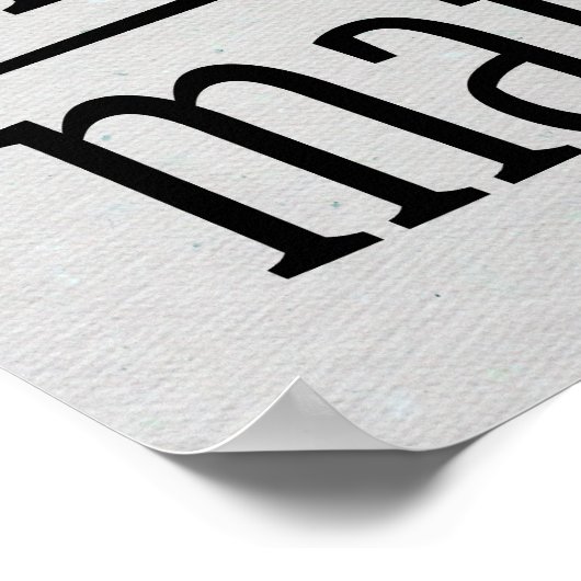 Woorden over materie in Wisdom Riddle Poster (Hoek)