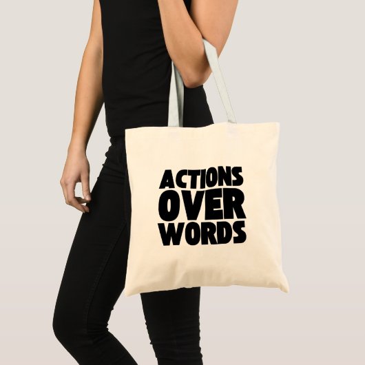 woorden over mensenrechten en sociale rechtvaardig tote bag (Voorkant (product))