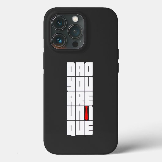 Woorden Pap Je bent uniek Case-Mate iPhone Case (Achterkant)