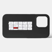 Woorden Pap Je bent uniek Case-Mate iPhone Case (Achterkant (horizontaal))