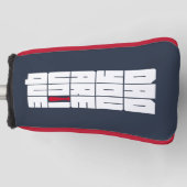 Woorden Pap Je bent uniek Golfheadcover (Voorkant)