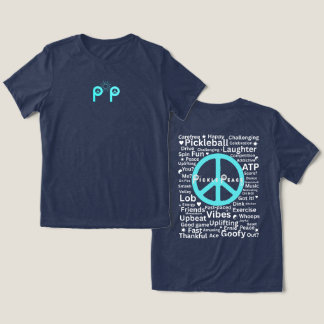 Woorden Pickle Vrede Tri-Blend Shirt