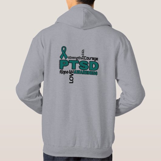 Woorden...PTSD Hoodie (Achterkant)