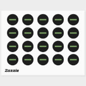Woorden Ronde Sticker (Vel)