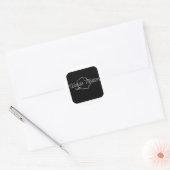 Woorden Shirt Ronde Sticker (Envelop)