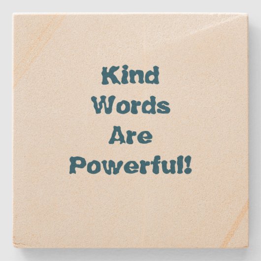 Woorden Stenen Onderzetter (Voorkant)