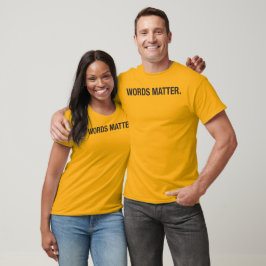 WOORDEN. T-SHIRT