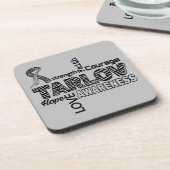 Woorden... Tarlov Cyst Onderzetter (Linkerzijde)