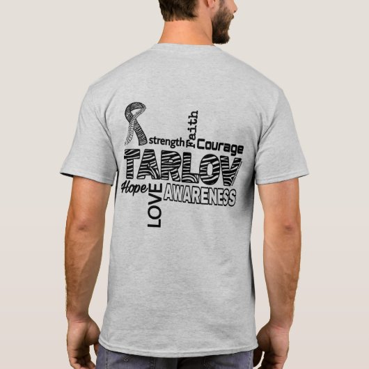 Woorden... Tarlov Cyst T-shirt (Achterkant)