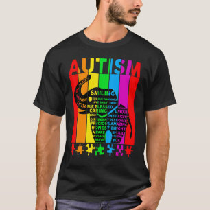 Woorden ter beschrijving van het spectrum van auti t-shirt