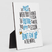 Woorden van aanmoediging fotoplaat (Zijkant)