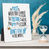 Woorden van aanmoediging fotoplaat (Zijkant)