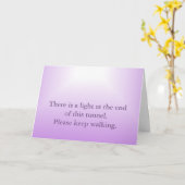 Woorden van Aanmoediging, Licht aan het eind van d Kaart (Gele Bloem)