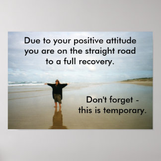 Woorden van aanmoediging poster