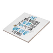 Woorden van aanmoediging tegeltje (Zijkant)