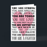 Woorden van aanmoediging worden goed of kankerkaar kaart<br><div class="desc">Dit is een kaart om te sturen naar iemand die lijdt aan een ernstige ziekte met woorden van aanmoediging.</div>