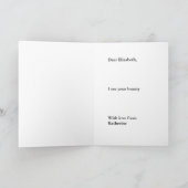 Woorden van aanmoediging worden goed of kankerkaar kaart (Binnen)