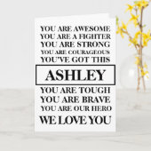 Woorden van aanmoediging worden snel aangepast kaart (Gele Bloem)