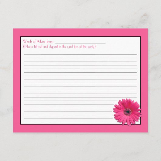 Woorden van advies voor de Afstuderen Kaarten (Achterkant)