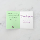 Woorden van Bedankt voor medisch personeel Kaart (Binnen)