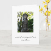 Woorden van bemoediging en troost kaart (Gele Bloem)