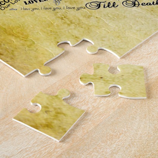 Woorden van de Aangepaste Fotopuzzel van de Liefde Legpuzzel (Zijkant)