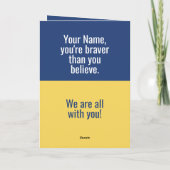 Woorden van de aanmoedigingskaart feestdagen kaart (Achterkant)