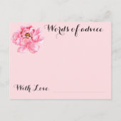 Woorden van de advieskaart (Achterkant)