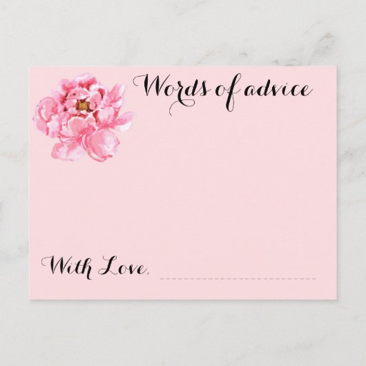 Woorden van de advieskaart (Achterkant)