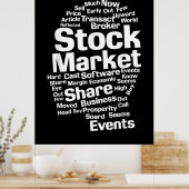 Woorden van de beleggers poster (Keuken)