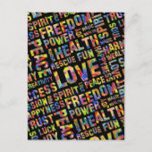 woorden van de geest / positieve denking 1 briefkaart (Voorkant)