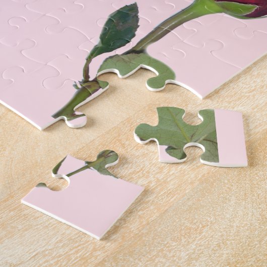 Woorden van de hartfoto Puzzle Legpuzzel (Zijkant)