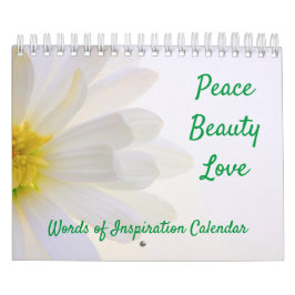 Woorden van de Kalender van de Natuur van de Inspi