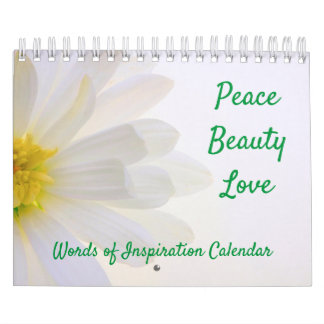 Woorden van de Kalender van de Natuur van de Inspi