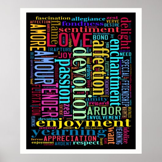 Woorden van de liefde #3 poster (Voorkant)