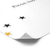 Woorden van de studenten met een academische titel poster (Hoek)