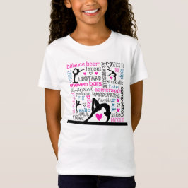 Woorden van de Tri-Color Terminologie van de Gymna T-shirt