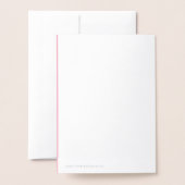 Woorden van de Valentijnsdag van het Hart, Binnen  Folie Kaarten (Met envelop)