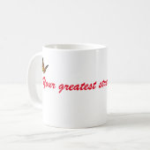 Woorden van de Wisdom-Mok Koffiemok (Voorkant links)