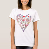 Woorden van Hart Vrouwen T-shirt (Voorkant)