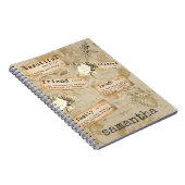 Woorden van het Gezegde van het Ontkoppelen van h Notitieboek (Rechterzijde)