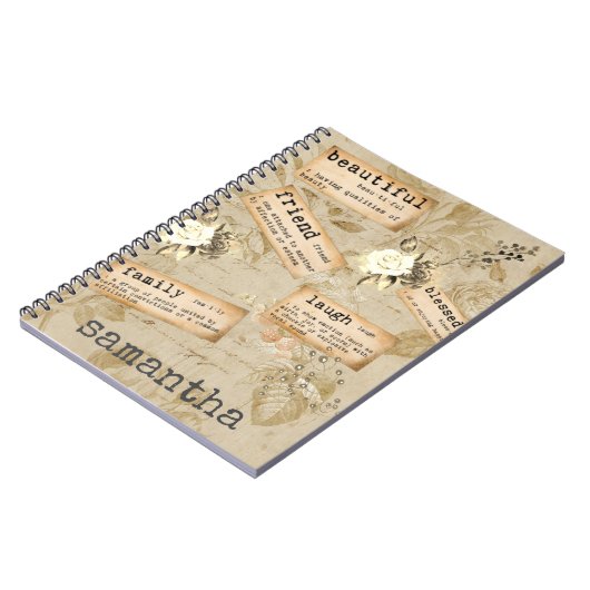 Woorden van het Gezegde van het Ontkoppelen van h Notitieboek (Linkerzijde)