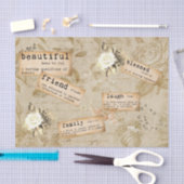  Woorden van het Gezegde van het Ontkoppelen van h Tissuepapier (Craft)