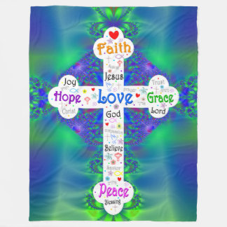 Woorden van het leven fleece deken