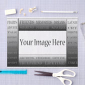 Woorden van het vriendschap-Afbeelding Lijst van S Tissuepapier (Craft)